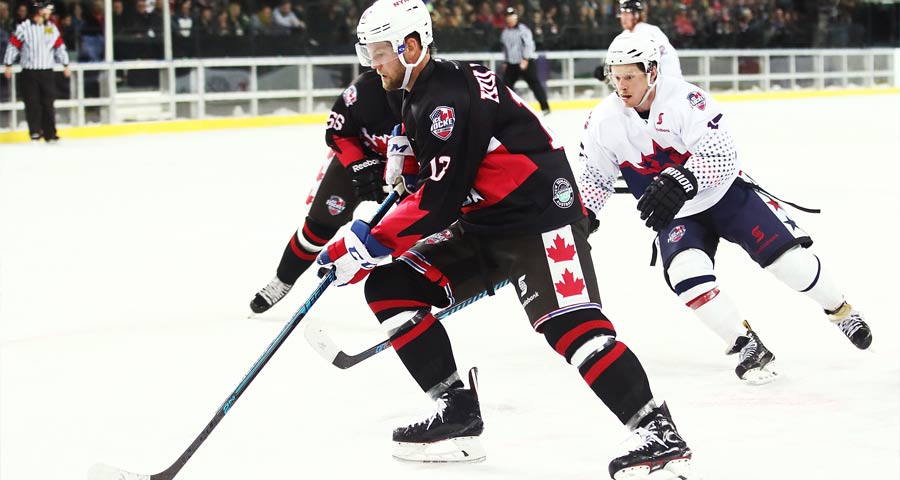 hockey su ghiaccio è uno sport molto seguito in Canada