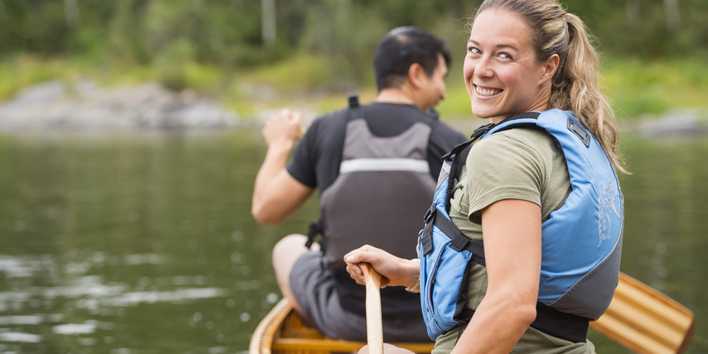 viaggio outdoor in canoa in Canada