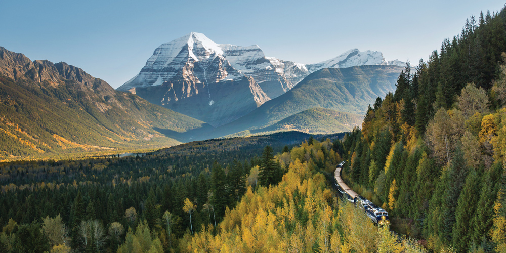 viaggio montagne rocciose in treno panoramico