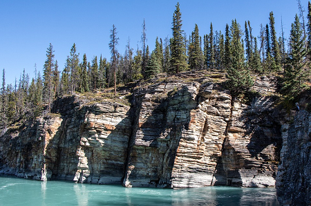 scogliera lago Athabasca in provincia Saskatchewan