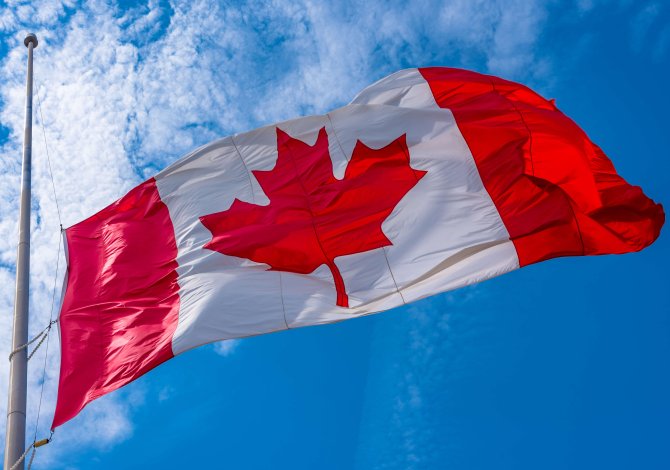 la bandiera del Canada