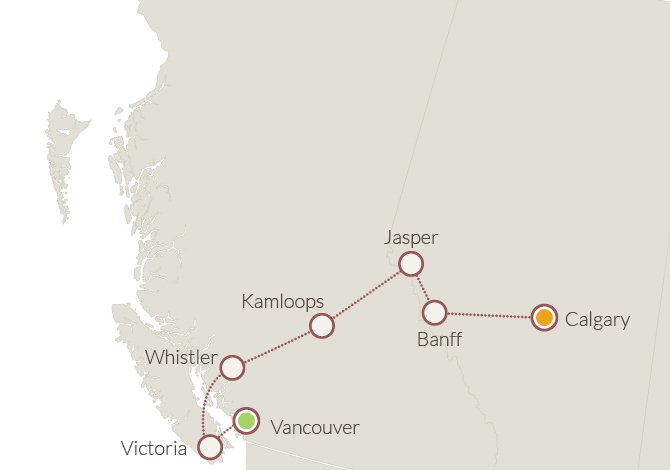 viaggio canada ovest