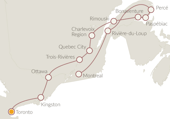 itinerario in ontario e quebec canada